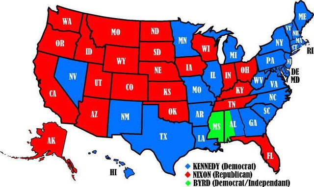 United States Presidential Election on the year of 1960 (Part 1)