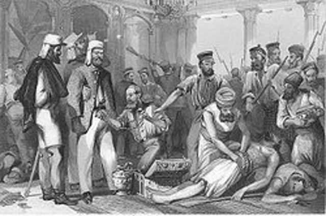 Start of the Sepoy Rebellion