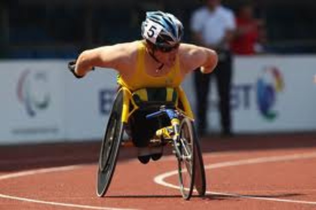 Won a gold in the 2004  paralympics Athens for 800m