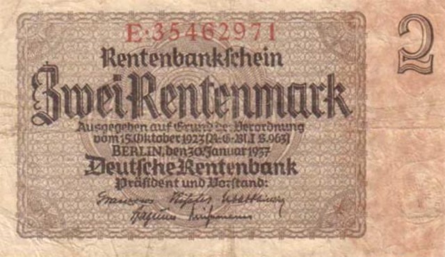 Rentenmark is created