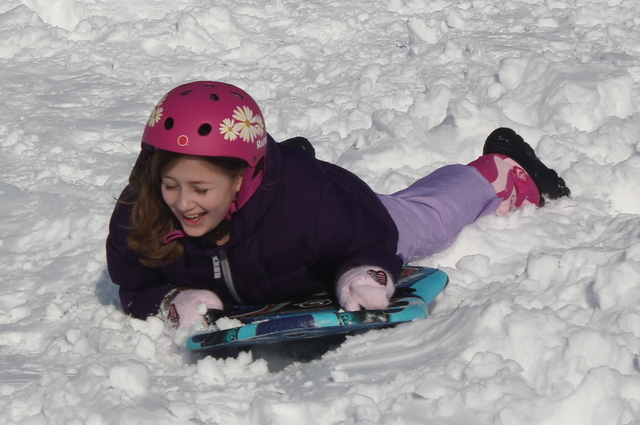 Sledding!
