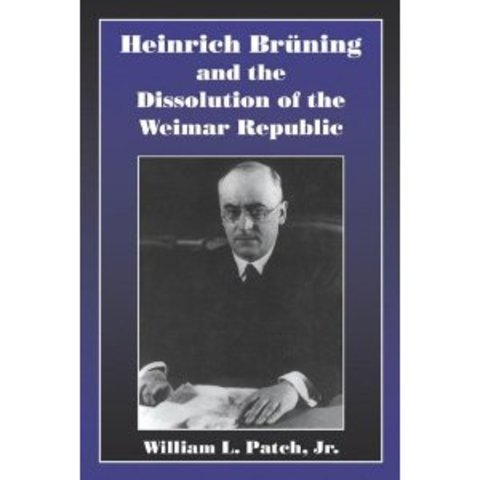 Hindenburg fires chancellor Heinrich Bruning