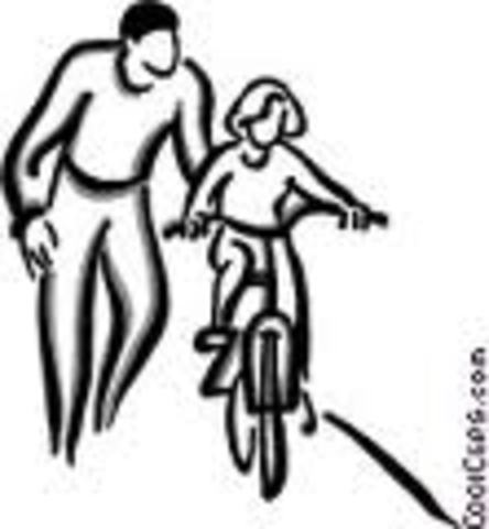 When I learned to ride my bike