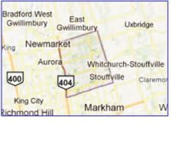 Moved to Stouffville from East York.