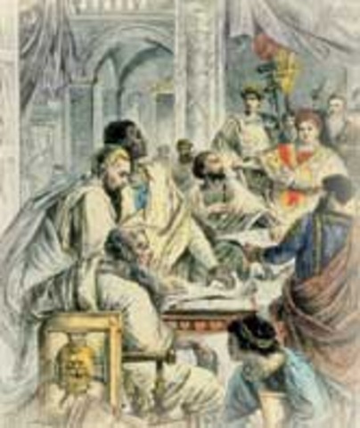 God or Man? Asks Nicea Council