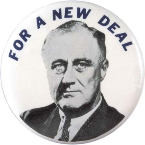 President Roosevelt takes office