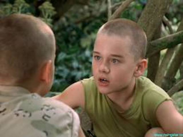 Opal meets a few of the local kids