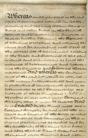 Repealed of Stamp Act