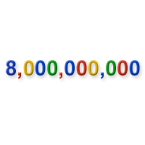 index of web pages reaches 8 billion.