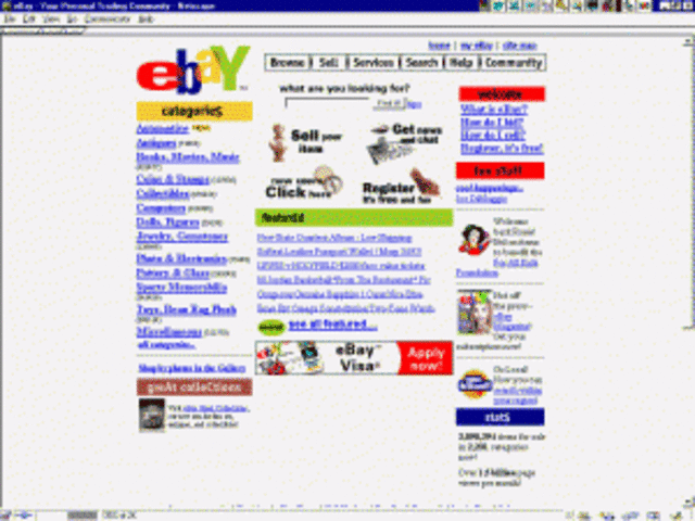Ebay was launched