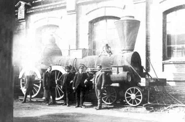 Inauguración del ferrocarril entre Copiapó y Caldera