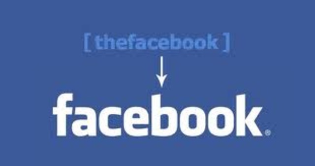 The launch of Facebook