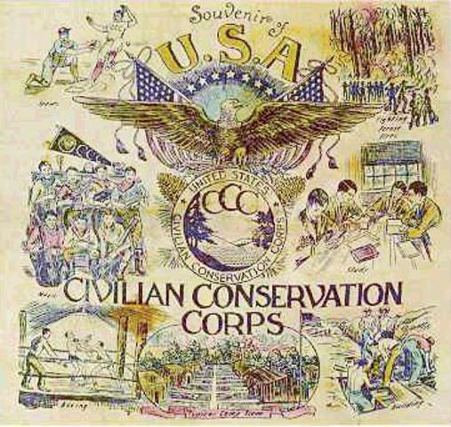 Civilian Conservation Corps founded