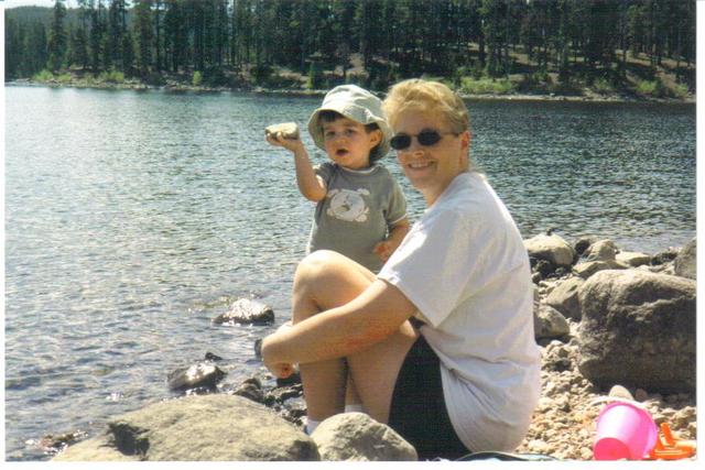 "Mommy, look at my rock!"