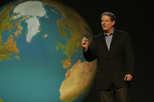 Al Gore(and IPCC) presented with noble peace prize for their work on climate change