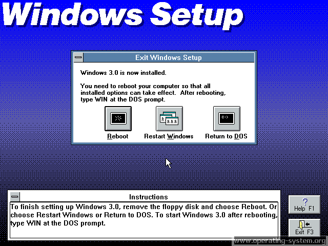 WIndows 3.0