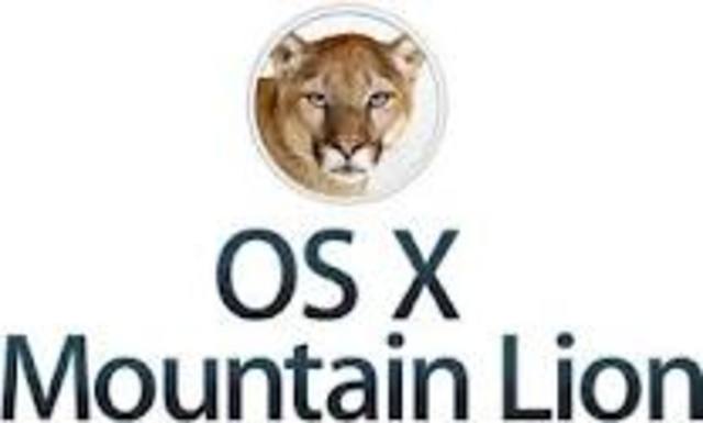Mac OSX Mountain Lion