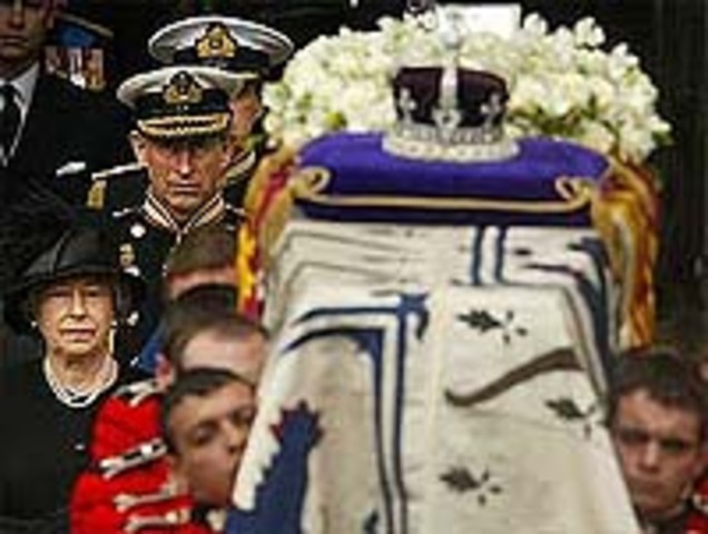 Funeral for "the Queen Mother"