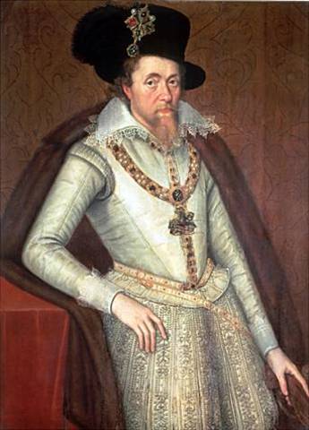 England: James I becomes king.