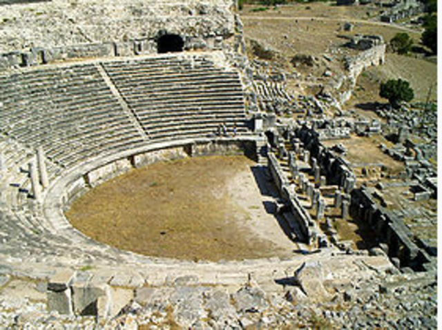Destruction of miletus and resettlement
