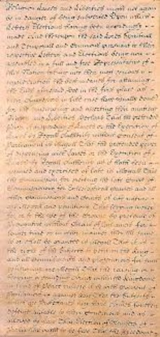 Signing of the English Bill of Rights