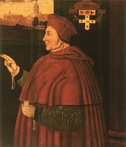 Thomas Wolsey in office