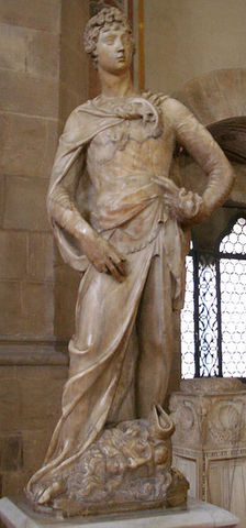 First sculpture of David
