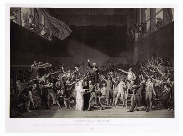 National Assembly members take the Tennis Court Oath
