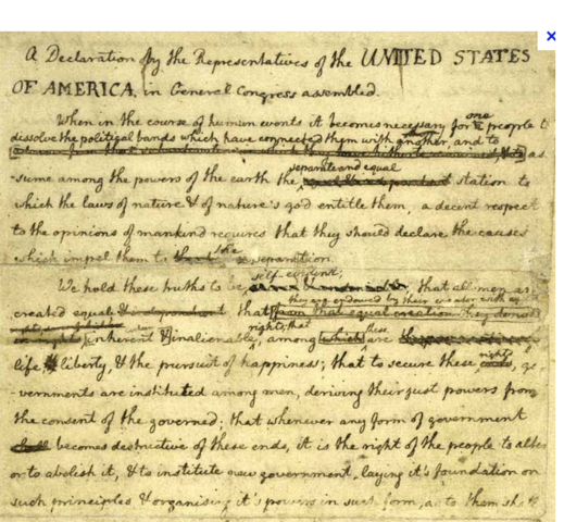 Declaration of Independance