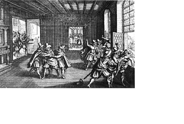 Defenestration at Prague