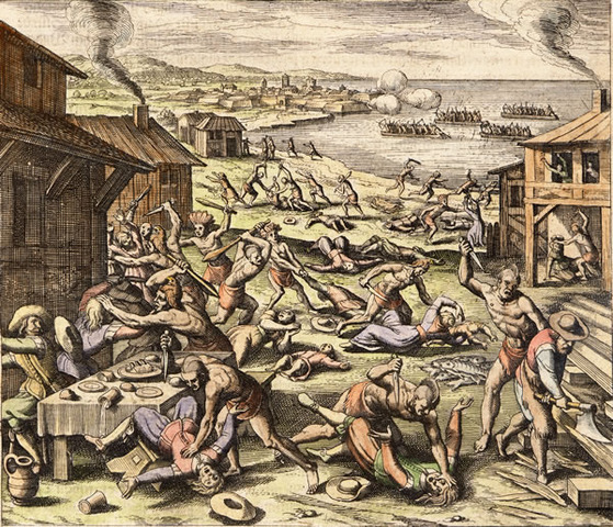 Powhatan Confederation Attacks Jamestown