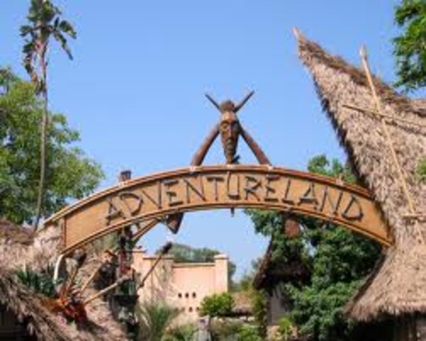 I went to adventureland!!!