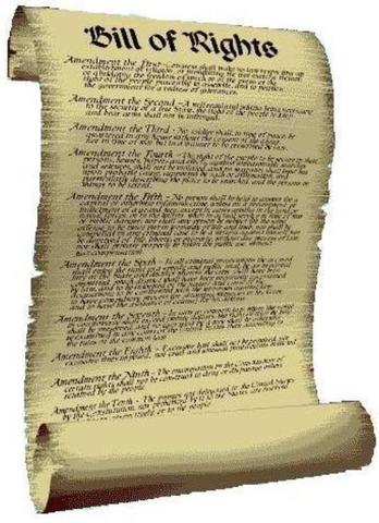 The signing of the English Bill of Rights