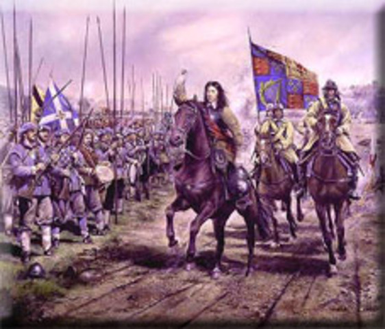 The English Civil War ends