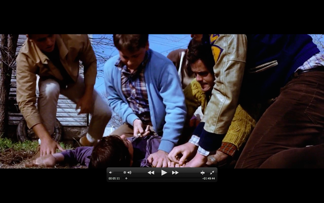 Ponyboy jumped by the socs