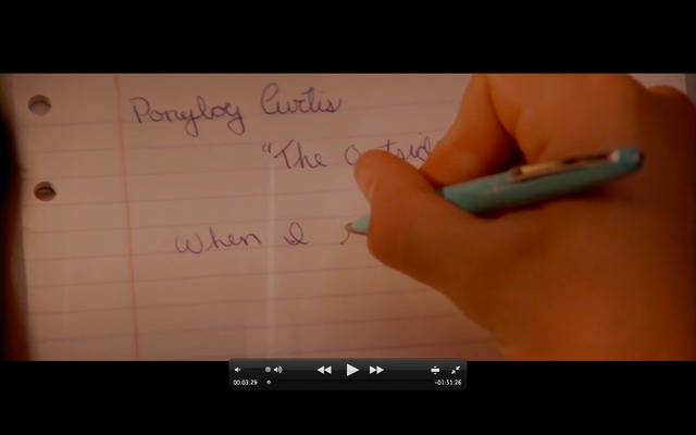 Writing the outsiders