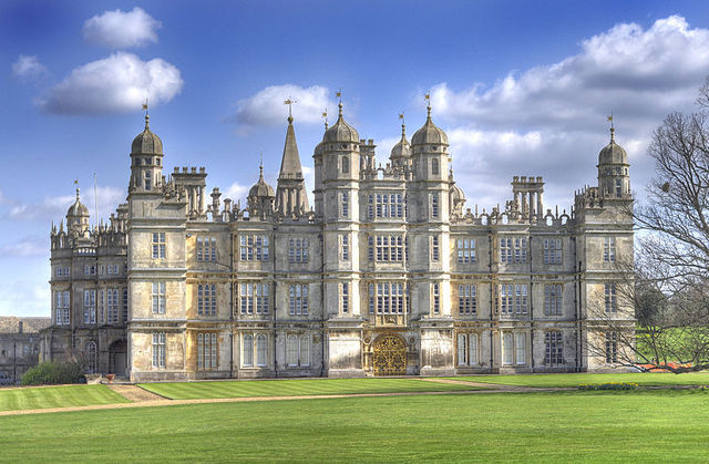 Construction of burghley house end