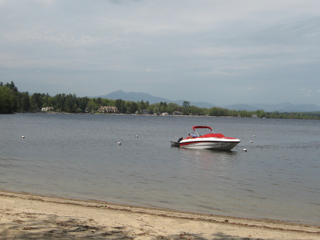 my first time I went up to auntes cottage in Ossipee, NH