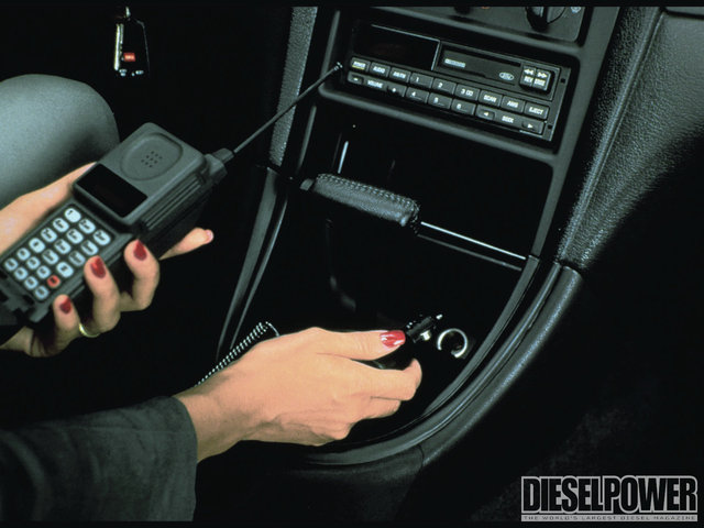 My first Cell Phone with car charger!