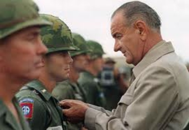 Johnson increases the number of troops