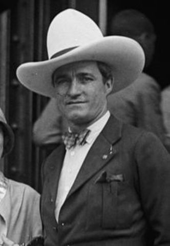 Silent Western Movies With Tom Mix Are Shot