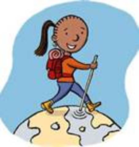 travel around the new world with a relative