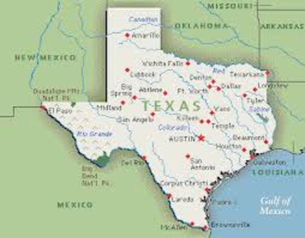 Tomaron control de Texas.