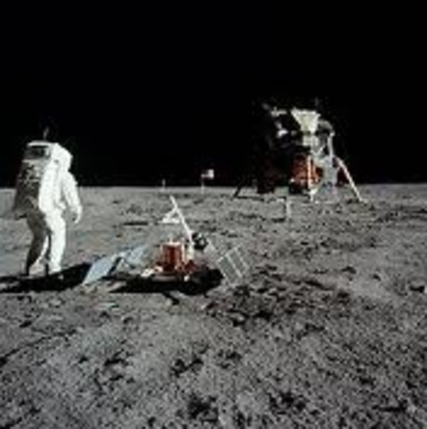 First Humans to walk on the Moon