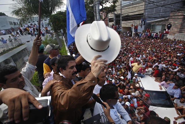 Zelaya Returns, Takes Refuge in Embassy