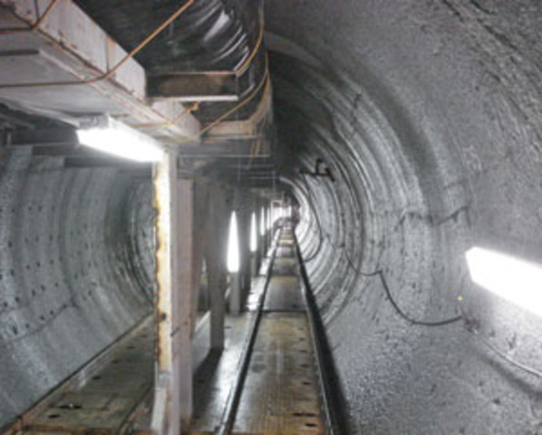 To share the water, the Underground River was made. A tunnel made of concrete to transportate water.