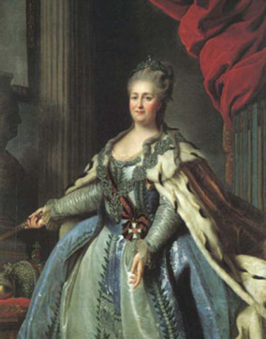 Catherine the Great became empress