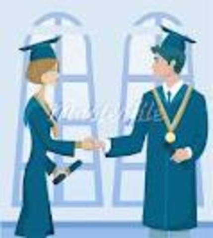 My brothers high school graduation