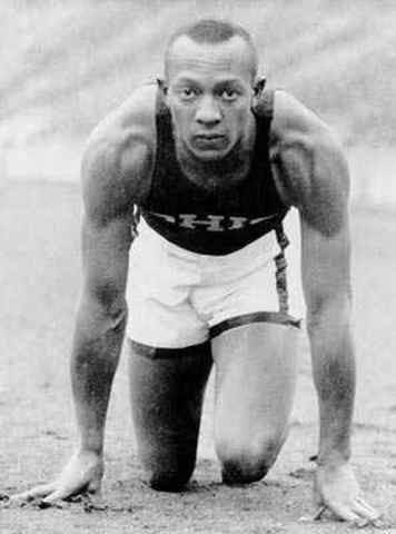 Jesse Owens became known as the fastest man in the world