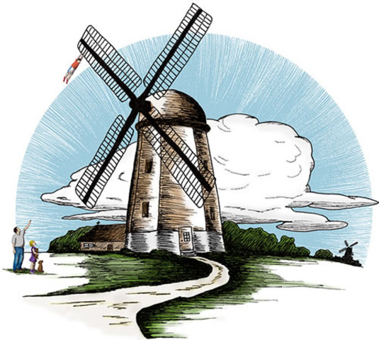 First Windmill for Electric Power
